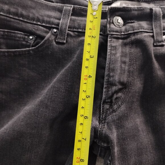 Levi’s 524 Women’s Superlow Skinny Jeans Size 25 Black Denim - Picture 6 of 8